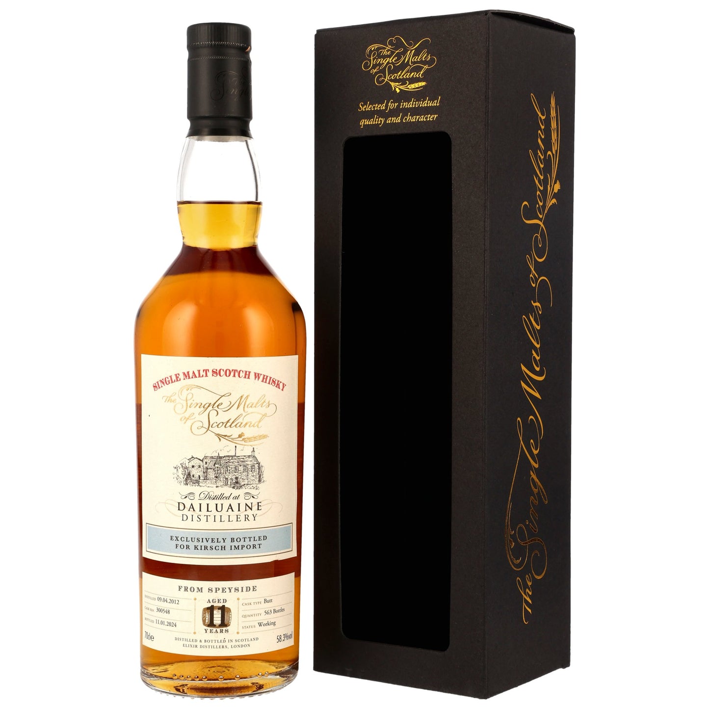 The Single malts of Scotland 달유인 2012/2024 11년 Cask Ref 300548 58.3%vol. 700ml 관세 부가세 교육세 주세 전체 포함