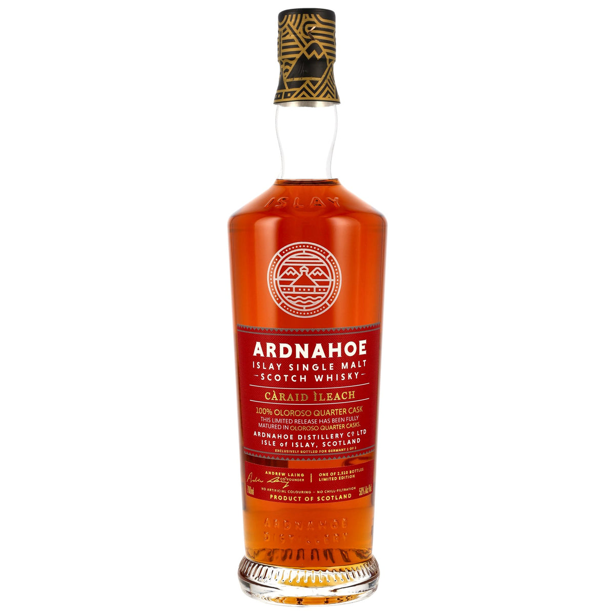 아드나호 CARAID ILEACH 100%올로로쏘 쿼터 캐스크 50%vol. 700ml 관세 부가세 교육세 주세 전체 포함