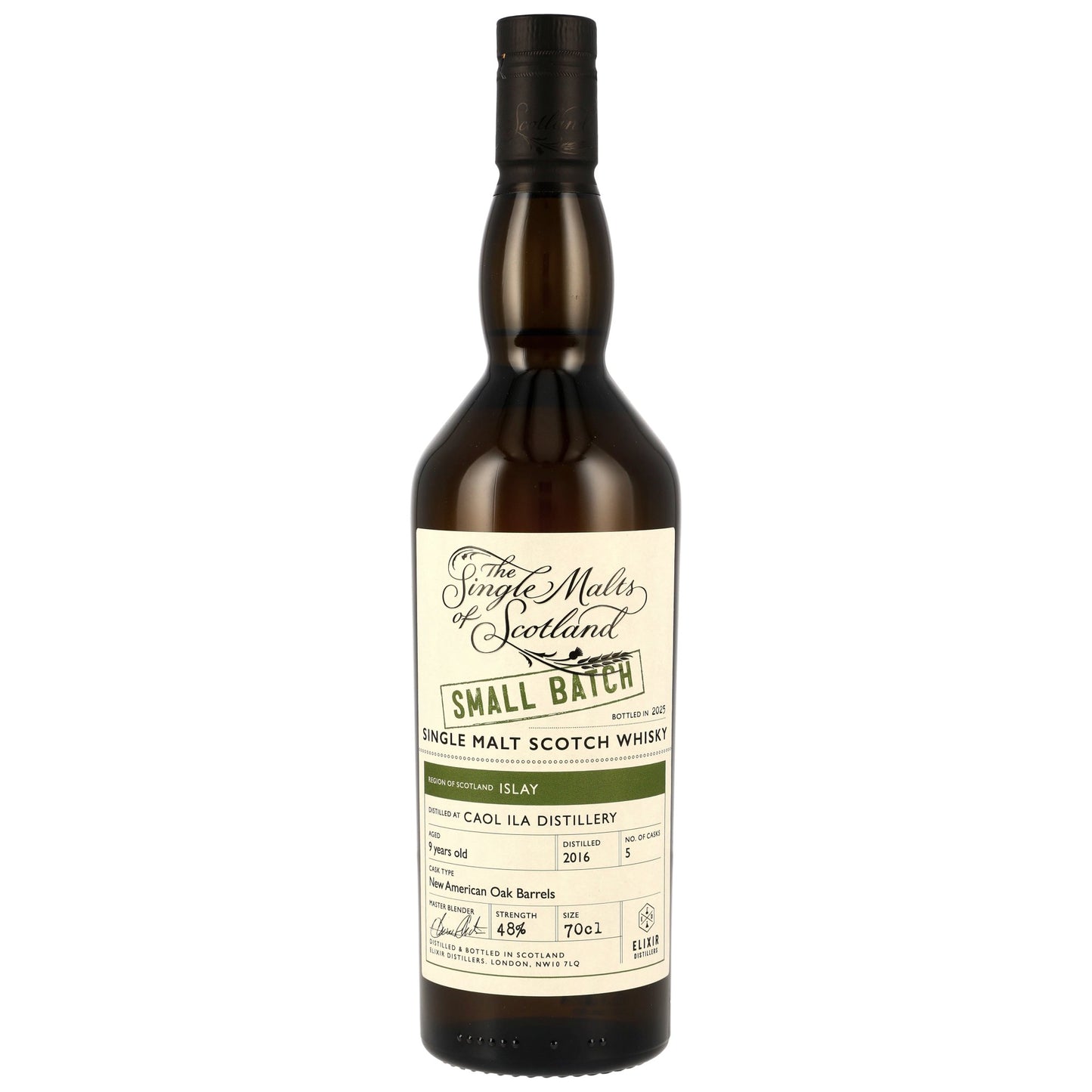 The Single malts of Scotland 쿨 일라 2016/2025 9년 뉴 아메리칸 오크 베럴 스몰배치 48.0%vol. 700ml 관세 부가세 교육세 주세 전체 포함