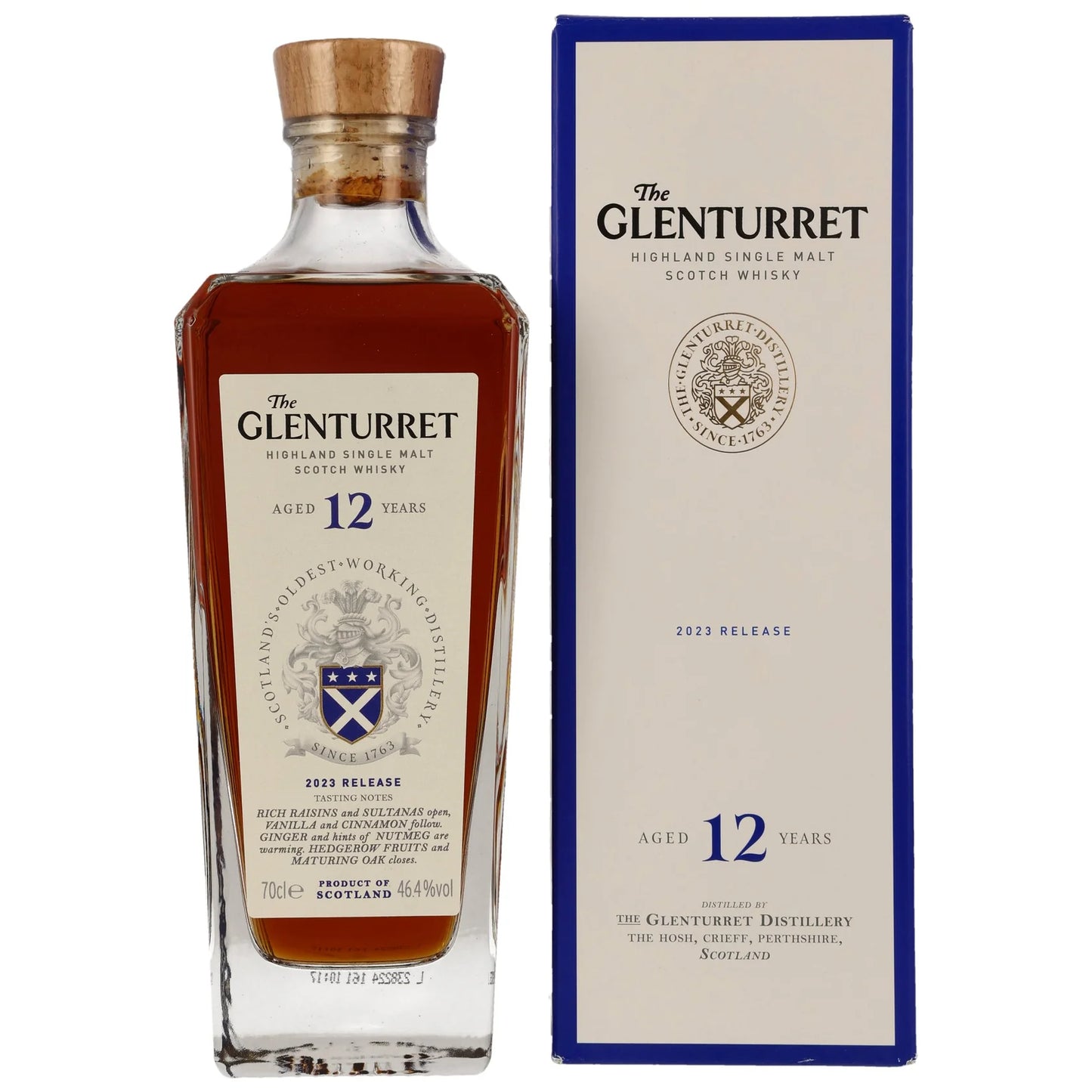 글렌터렛 12년 2023년 릴리즈 46.4%vol. 700ml 관세 부가세 교육세 주세 전체 포함