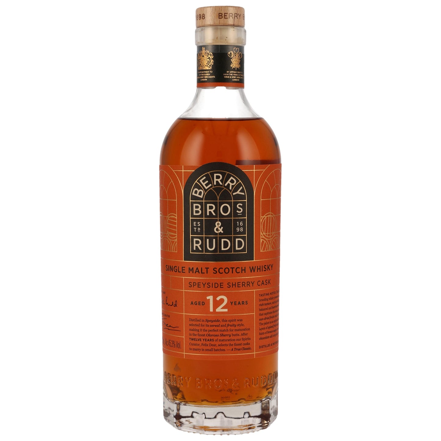 베리 브로스 & 루드 스페이사이드 쉐리캐스크 12년 45.3%vol. 700ml 관세 부가세 교육세 주세 전체 포함