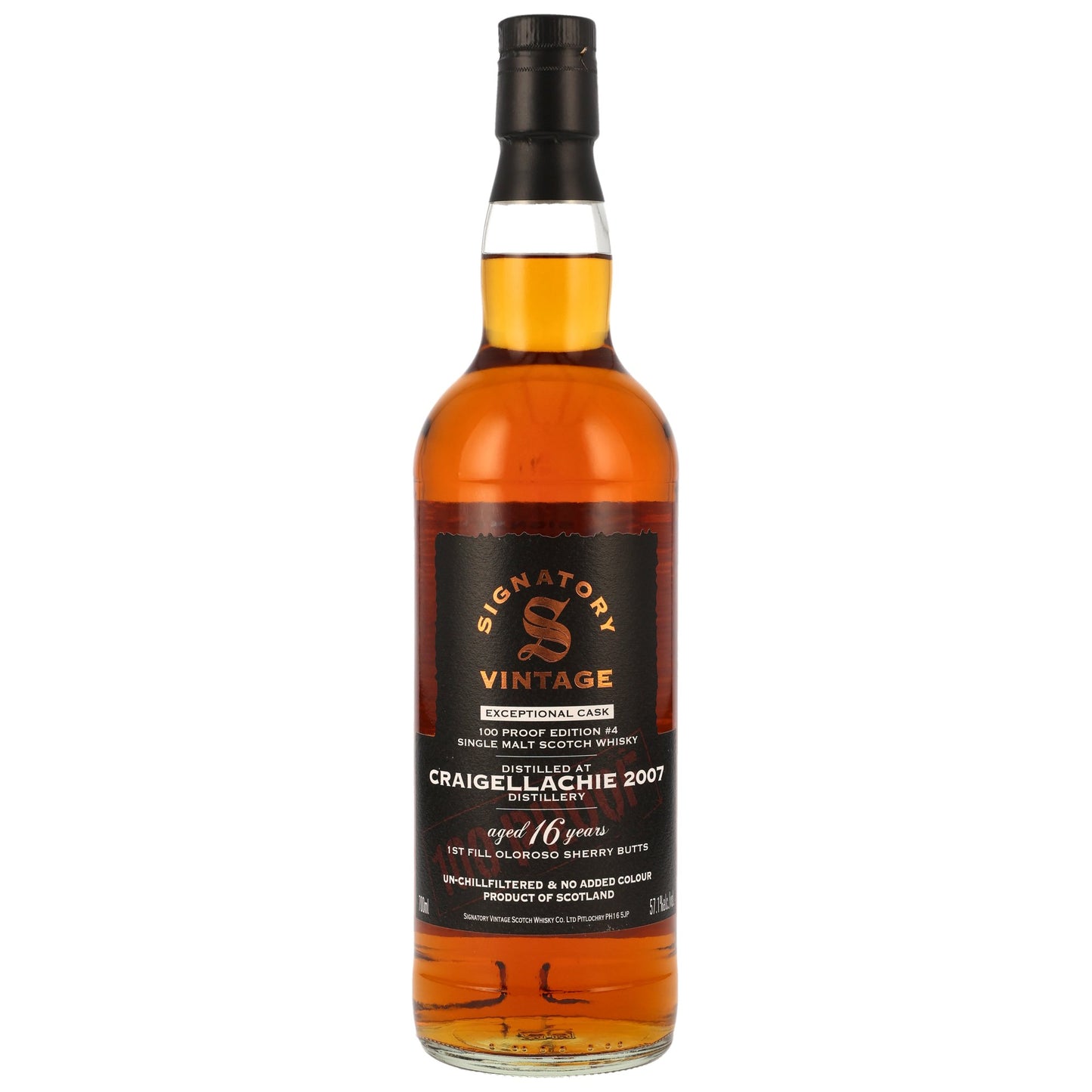 크라이겔라키 2007 16년 시그나토리 빈티지 100 프루프 익셉셔널 에디션 #4 700ml 기프트 박스없음 관세 부가세 교육세 주세 전체 포함
