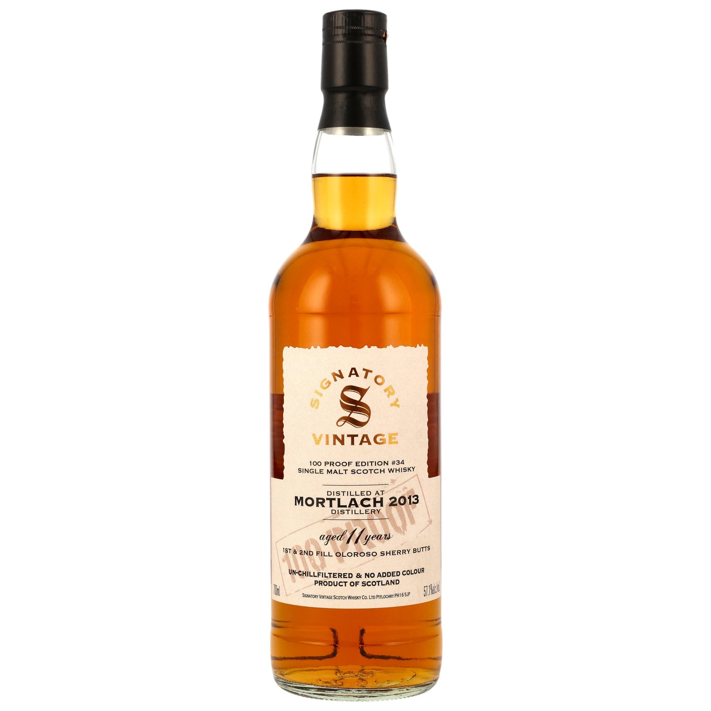 몰트락 2013/2024 시그나토리 빈티지 100 프루프 에디션 #34 700ml 기프트 박스없음 관세 부가세 교육세 주세 전체 포함