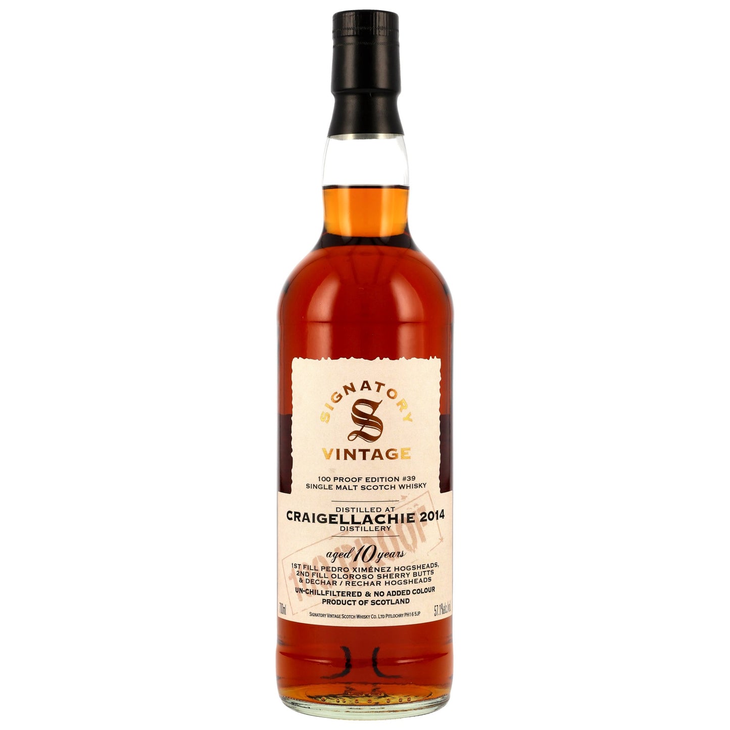 크라이겔라키 2014/2025 시그나토리 빈티지 100 프루프 에디션 #39 700ml 기프트 박스없음 관세 부가세 교육세 주세 전체 포함