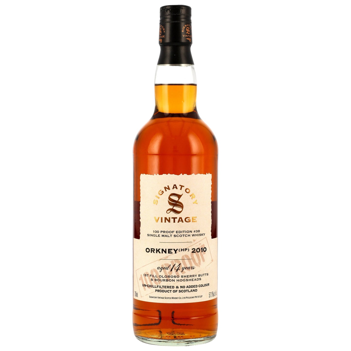 오크니(HP) 2010/2025 시그나토리 빈티지 100 프루프 에디션 #38 700ml 기프트 박스없음 관세 부가세 교육세 주세 전체 포함