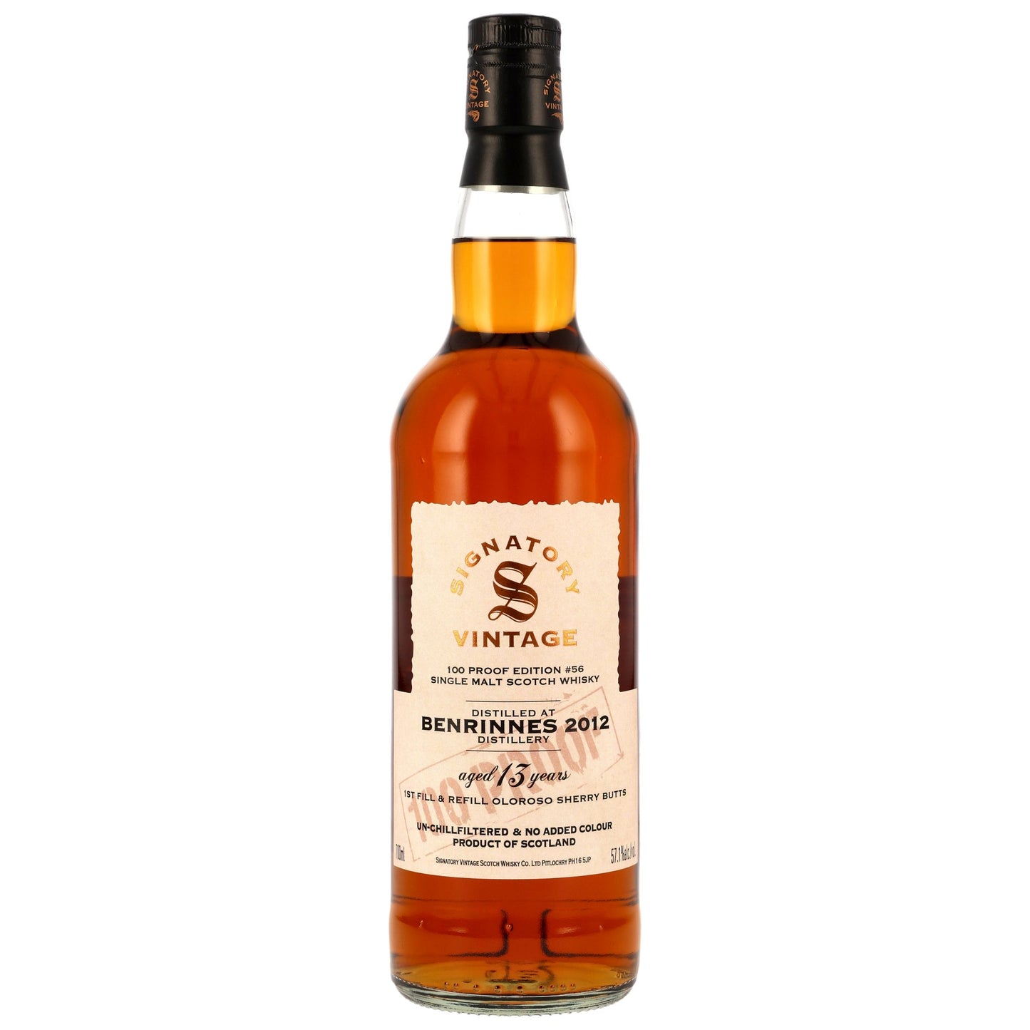 벤리네스 2012/2025 시그나토리 빈티지 100 프루프 에디션 #56 700ml 기프트 박스없음 관세 부가세 교육세 주세 전체 포함
