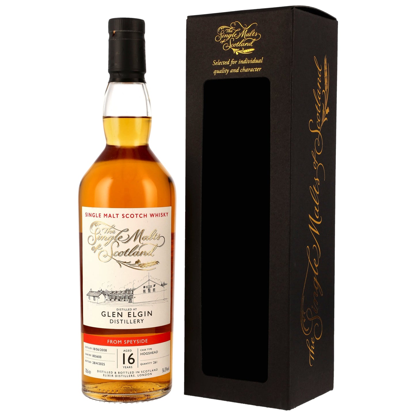 The Single malts of Scotland 글렌 엘긴 2008/2025 16년 혹스헤드 #805600 56.3%vol. 700ml 관세 부가세 교육세 주세 전체 포함