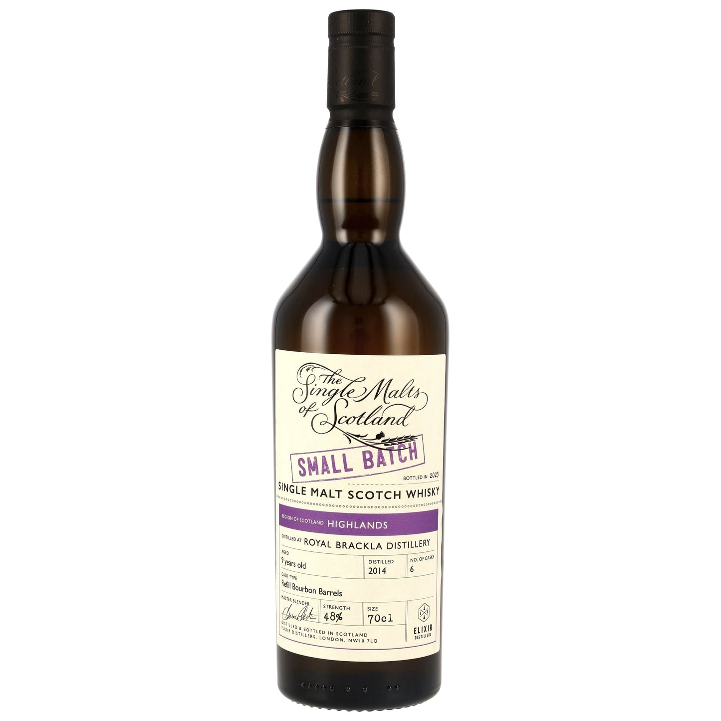 The Single malts of Scotland 로얄 브라클라 2014/2023 9년 리필 버번 배럴 48.0%vol. 700ml 관세 부가세 교육세 주세 전체 포함