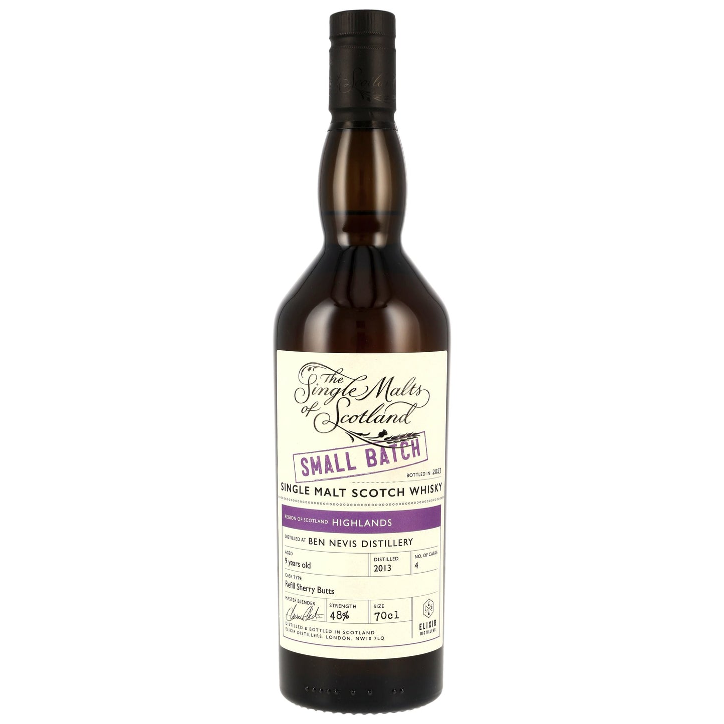 The Single malts of Scotland 벤 네비스 2013/2023 9년 리필 쉐리 벗 48.0%vol. 700ml 관세 부가세 교육세 주세 전체 포함