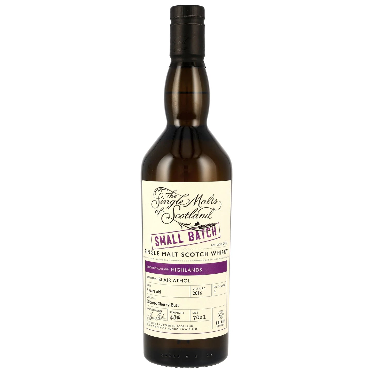 The Single malts of Scotland 블레어 아솔 2016/2024 7년 올로로쏘 쉐리 벗 48.0%vol. 700ml 관세 부가세 교육세 주세 전체 포함