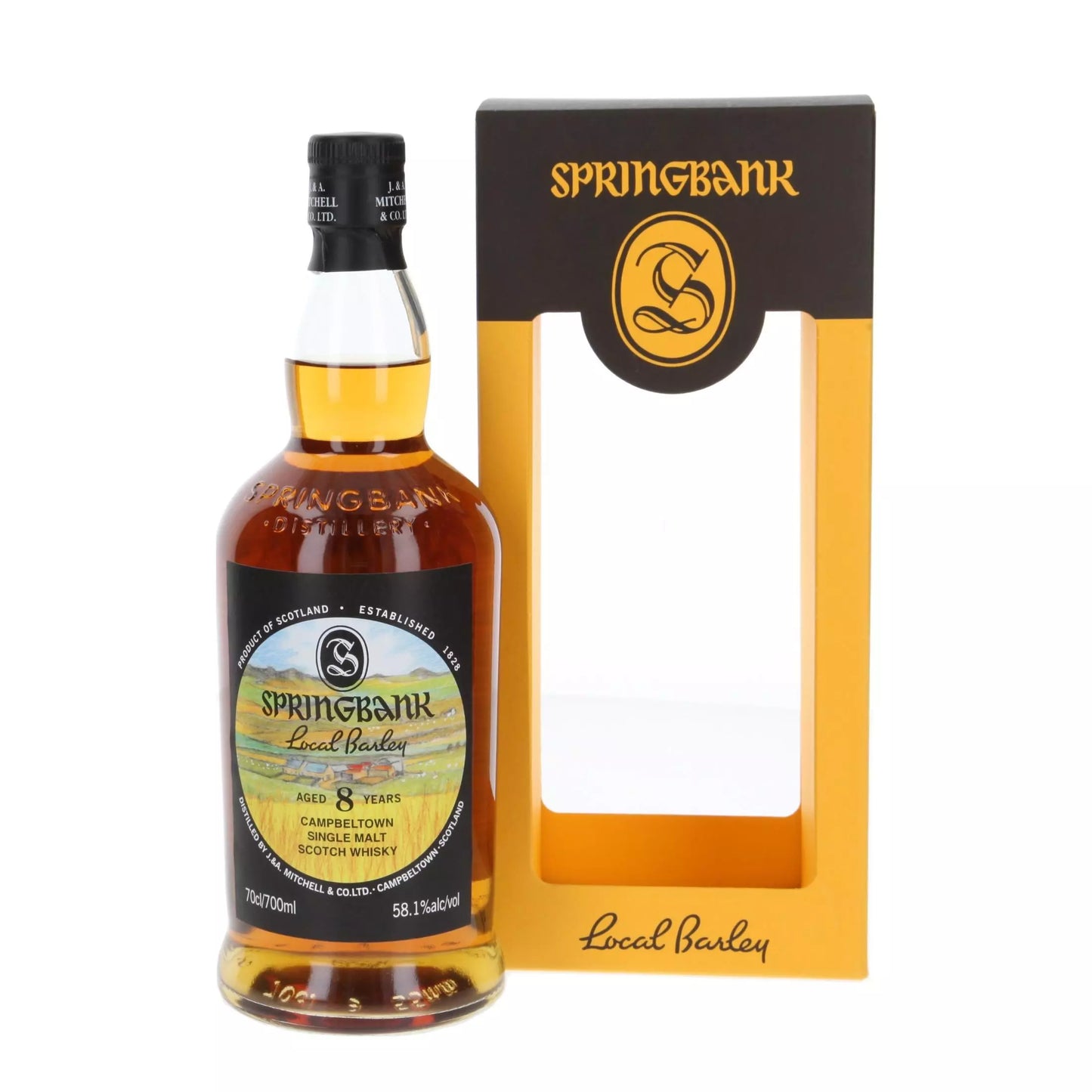 스프링뱅크 8년 로컬 발리 58.1%vol. 2025년 릴리즈 700ml 관세 부가세 교육세 주세 전체 포함