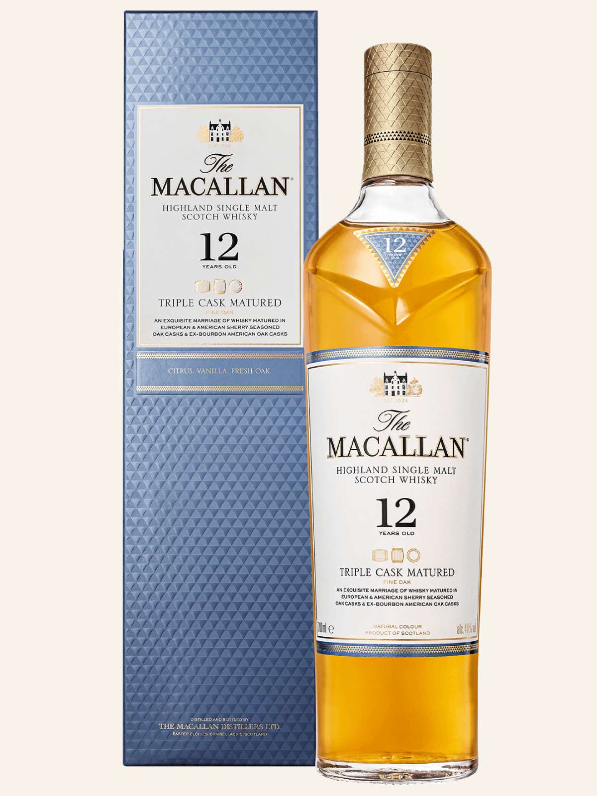 맥켈란 12년 트리플 캐스크 40%vol. 700ml 관세 부가세 교육세 주세 전체 포함