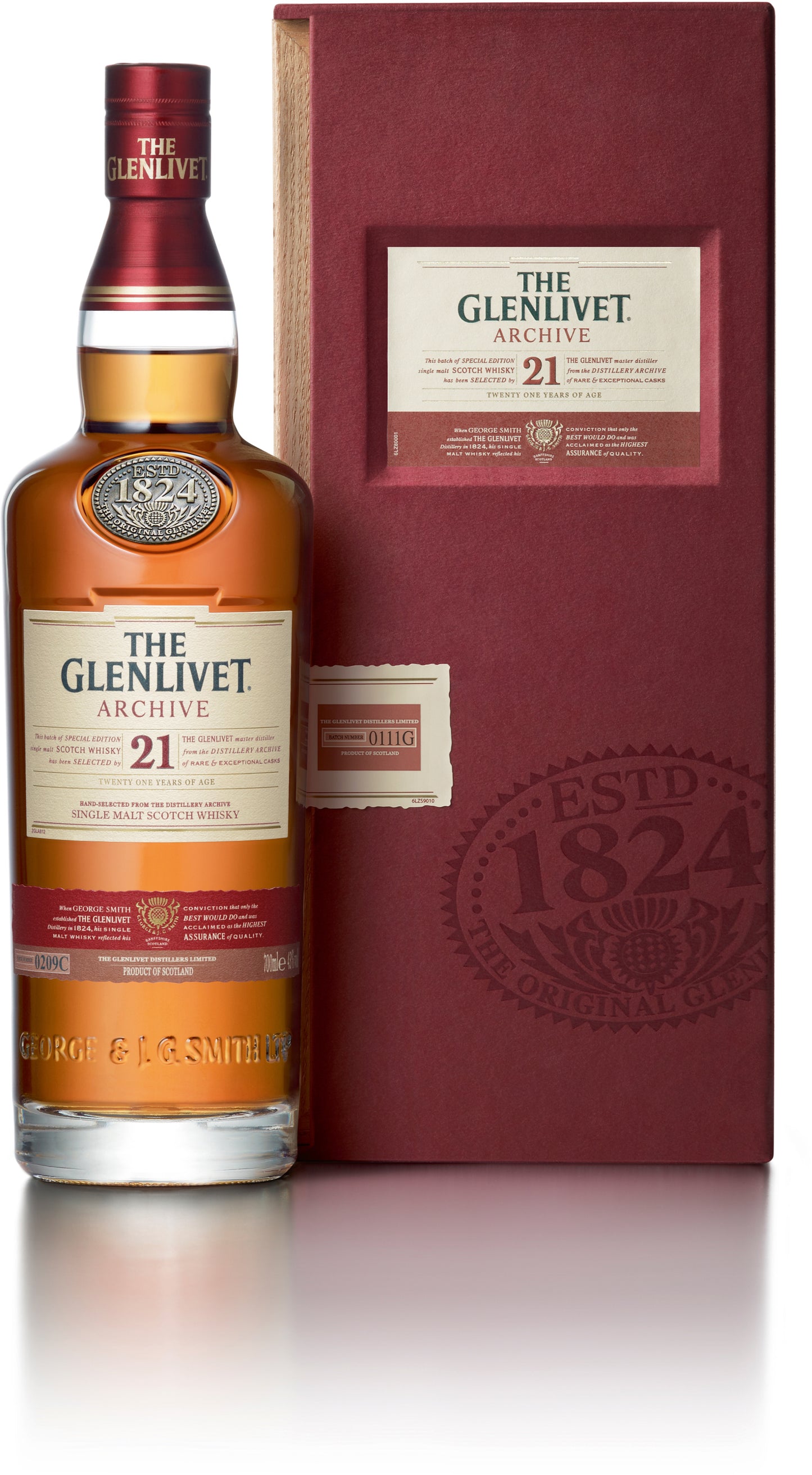 글렌리벳 21년 43%vol. 700ml 관세 부가세 교육세 주세 전체 포함