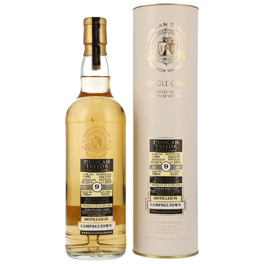 던컨테일러 캠벨타운 블렌디드 몰트 9년 2014/2023 Cask No.11992 54.2%vol. 700ml 관세 부가세 교육세 주세 전체 포함