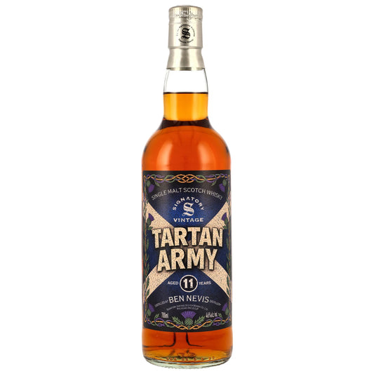 시그나토리 빈티지 벤 네비스 11년 TARTAN ARMY 46.0%vol. 700ml 기프트 박스없음 관세 부가세 교육세 주세 전체 포함