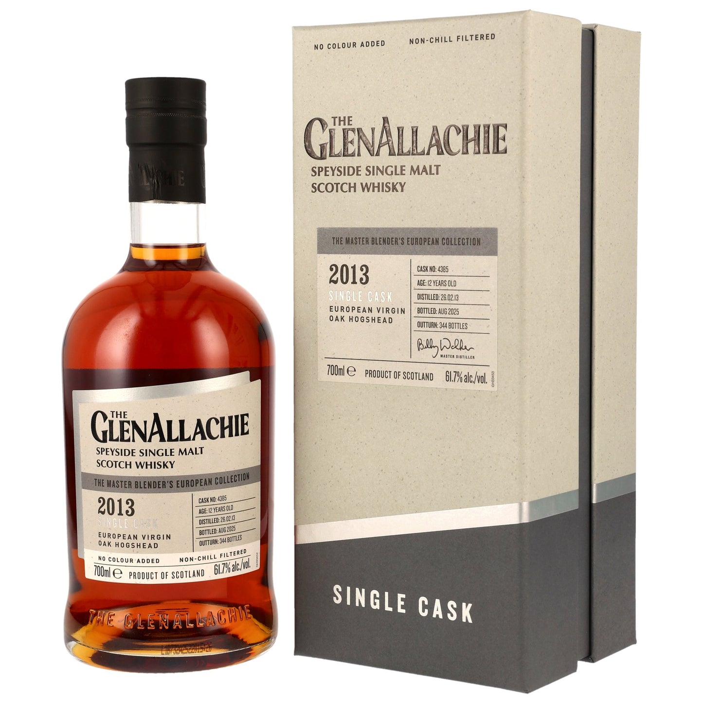글렌알라키 12년 2013/2025 유러피안 버진 오크 혹스헤드 넘버 #4385 61.7% 700ml 관세 부가세 교육세 주세 전체 포함