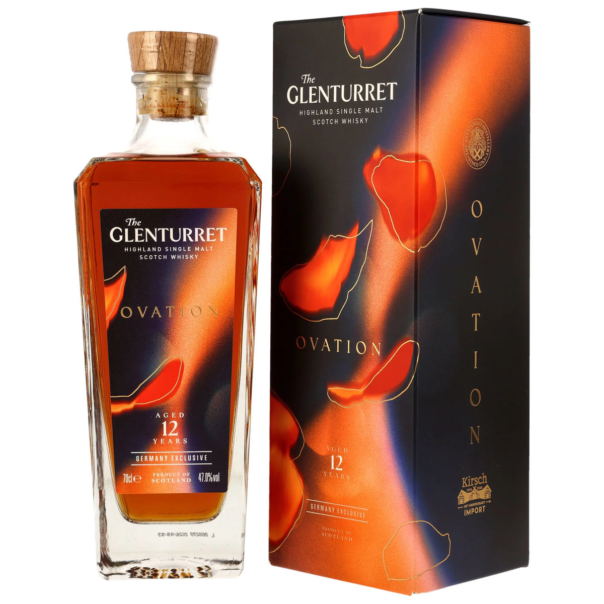 글렌터렛 OVATION 12년 저머니 익스크루시브 47.0%vol 700ml 관세 부가세 교육세 주세 전체 포함