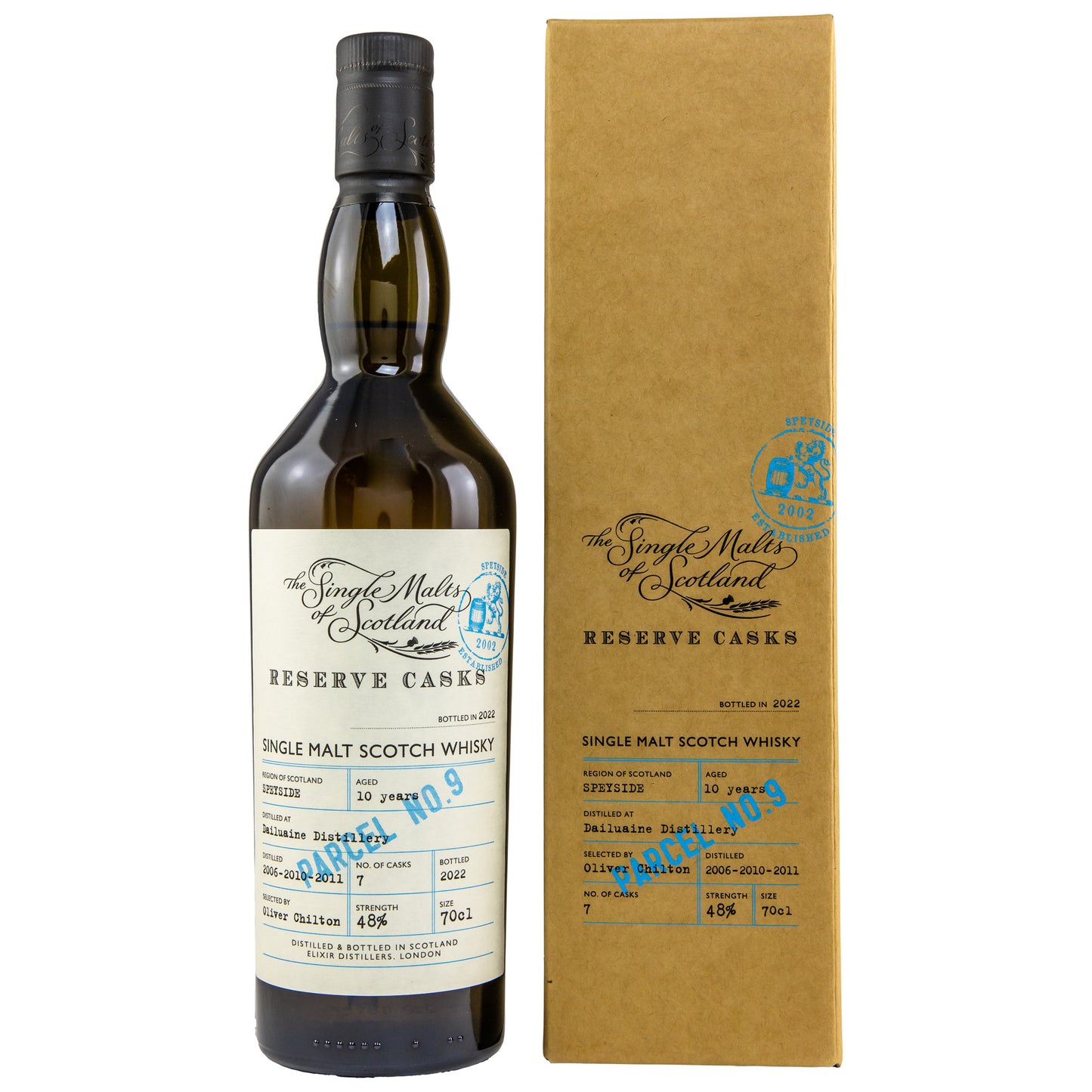 The Single malts of Scotland 달유인 2006-2010-2011/2022 10년 리저브 캐스크 파셀 #9 48.0%vol. 700ml 관세 부가세 교육세 주세 전체 포함