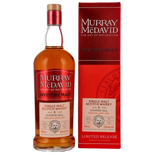 주니퍼 힐 2015/2024 머레이 맥 데이비드 모스카텔 와인 캐스크 51.9%vol. 700ml 관세 부가세 교육세 주세 전체 포함