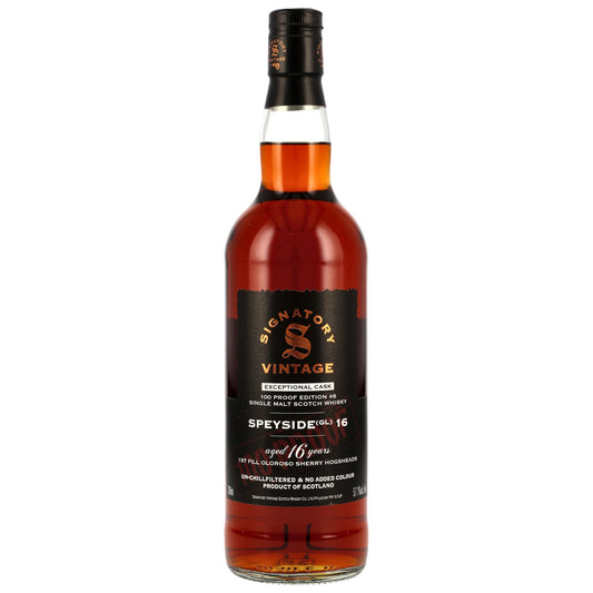 스페이사이드(GL) 16년 시그나토리 빈티지 100 프루프 익셉셔널 에디션 #8 700ml 기프트 박스없음 관세 부가세 교육세 주세 전체 포함