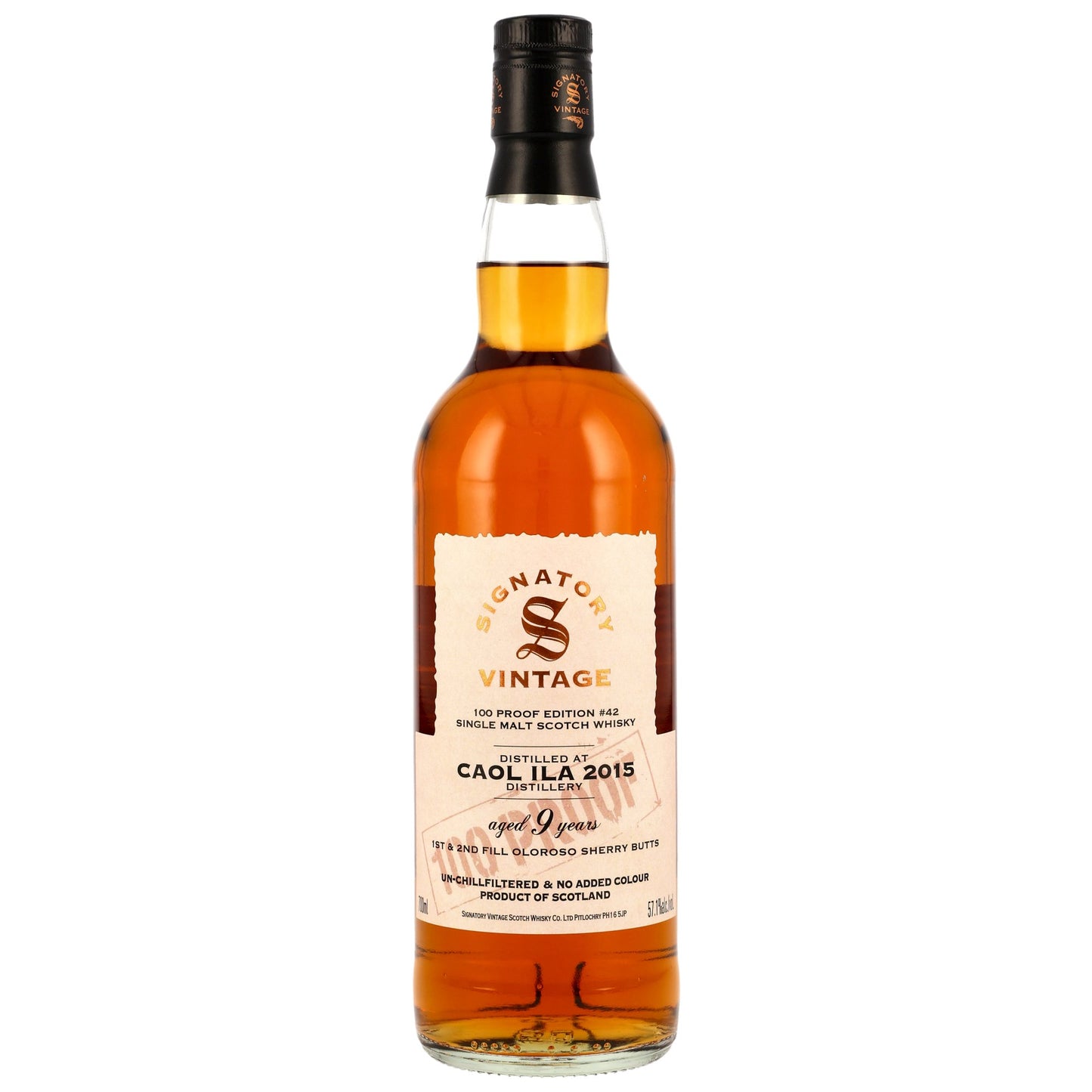 쿨 일라 2015/2024 시그나토리 빈티지 100 프루프 에디션 #42 700ml 기프트 박스없음 관세 부가세 교육세 주세 전체 포함