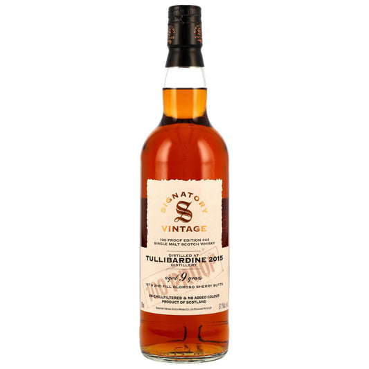 툴리바딘 2015/2025 시그나토리 빈티지 100 프루프 에디션 #44 700ml 기프트 박스없음 관세 부가세 교육세 주세 전체 포함