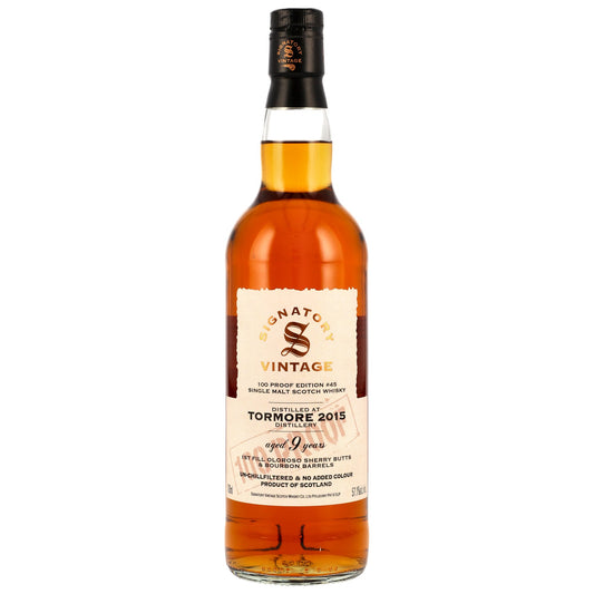토모어 2015/2025 시그나토리 빈티지 100 프루프 에디션 #45 700ml 기프트 박스없음 관세 부가세 교육세 주세 전체 포함