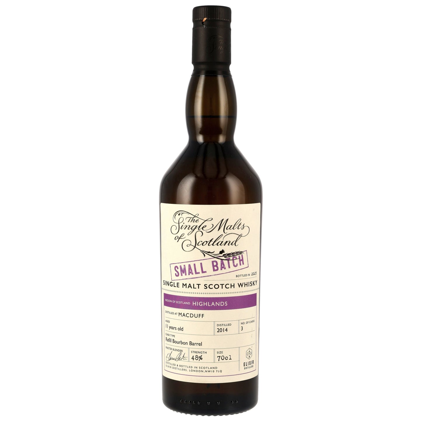 The Single malts of Scotland 맥 더프 2014/2025 11년 리필 버번 배럴 48.0%vol. 700ml 관세 부가세 교육세 주세 전체 포함