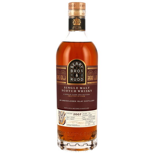 베리 브로스 & 루드 싱글 아일라 몰트 2007/2025 18년 PX 쉐리 캐스크 피니쉬 #10004 56.0%vol. 700ml 관세 부가세 교육세 주세 전체 포함