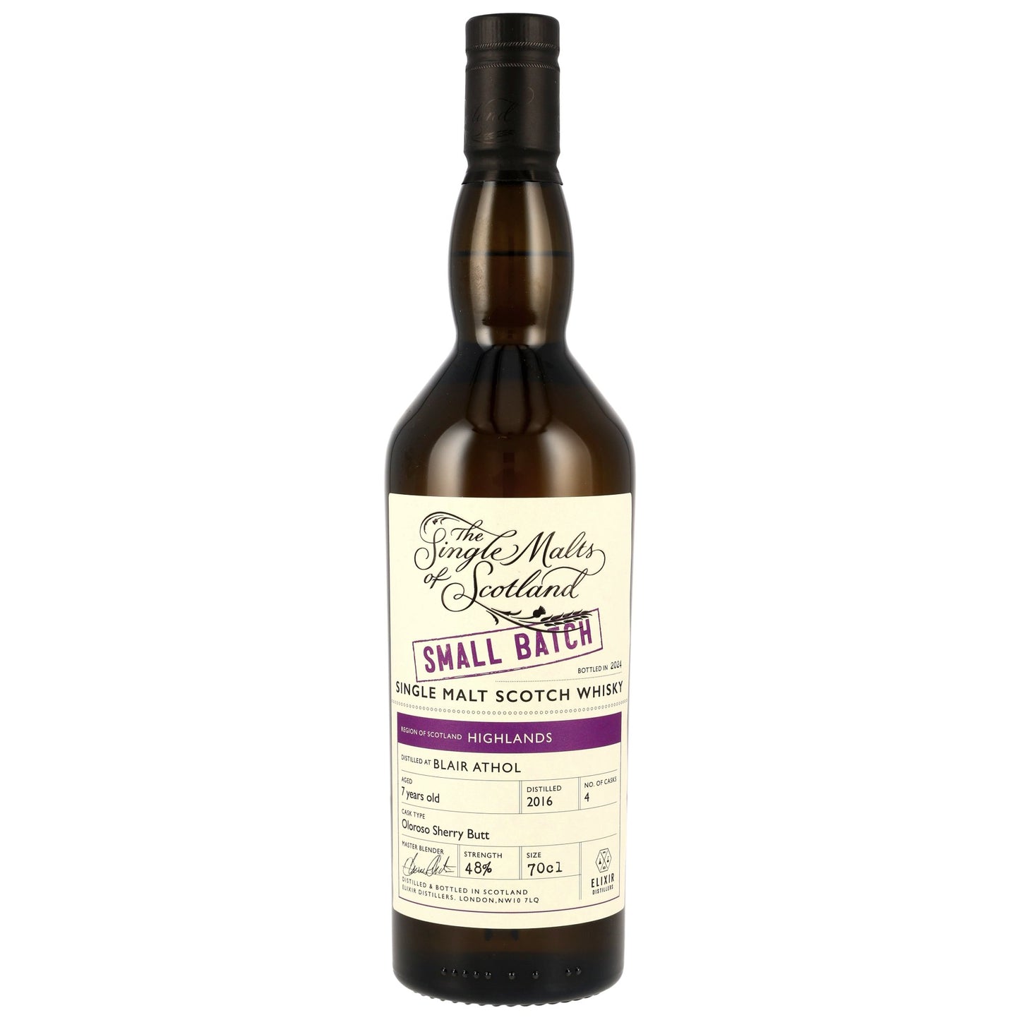 The Single malts of Scotland 블레어 아솔 2016/2024 7년 올로로소 쉐리 벗 #4 48.0%vol. 700ml 관세 부가세 교육세 주세 전체 포함