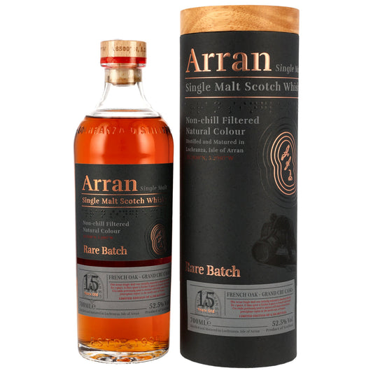 아란 15년 레어배치 프렌치오크 그랑크뤼 피니쉬 52.5%vol 700ml 관세 부가세 교육세 주세 전체 포함