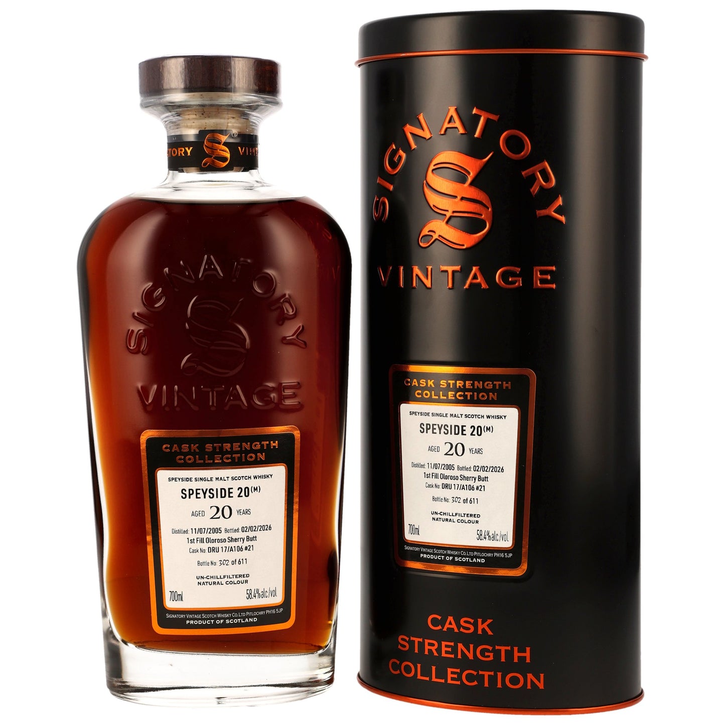 시그나토리 스페이사이드 M (맥켈란) 20년 700ml DRU17A106 #21 58.4%vol 관세 부가세 교육세 주세 전체 포함