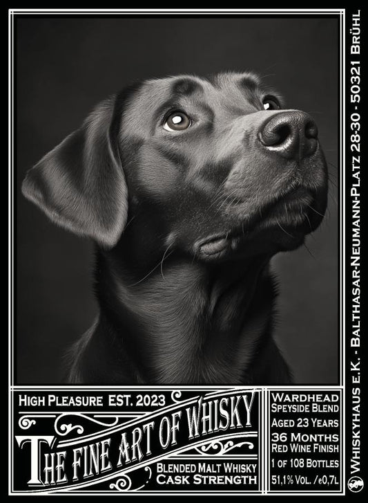 ADOS The Fine Art of Whisky 버번 혹스헤드 & 36개월 레드와인 피니쉬 와드헤드 스페이사이드 블렌드(발베니,글렌피딕) 23년 51.1%vol  700ml 관세 부가세 교육세 주세 전체 포함