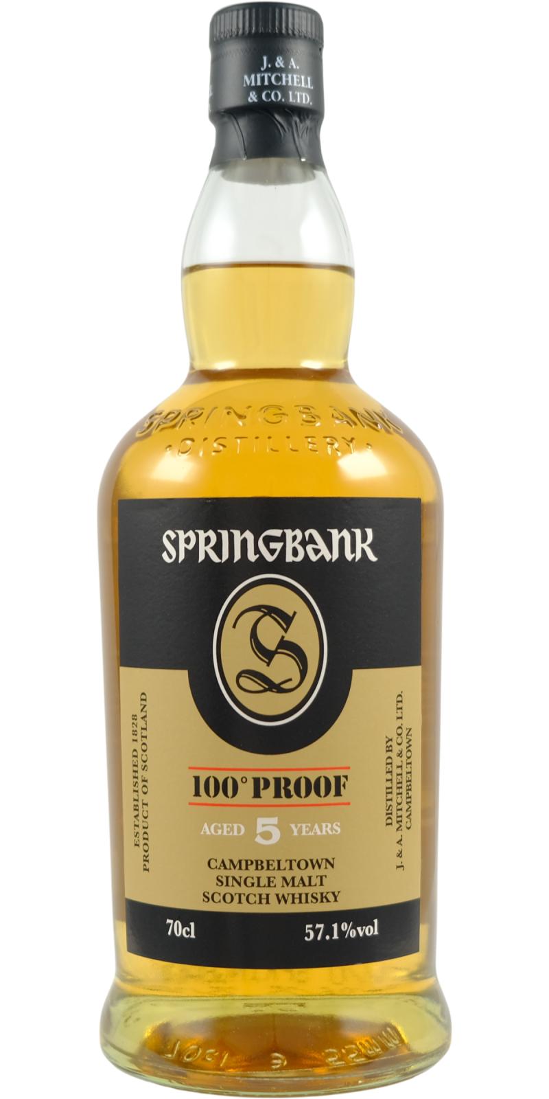 스프링뱅크 5년 100 프루프 57.1% 700ml 관세 부가세 교육세 주세 전체 포함