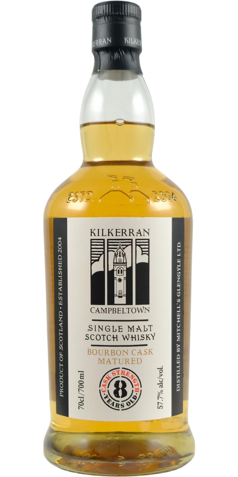 킬커란 8년 CS 버번 캐스크 57.7%vol. 700ml 배치 12 관세 부가세 교육세 주세 전체 포함