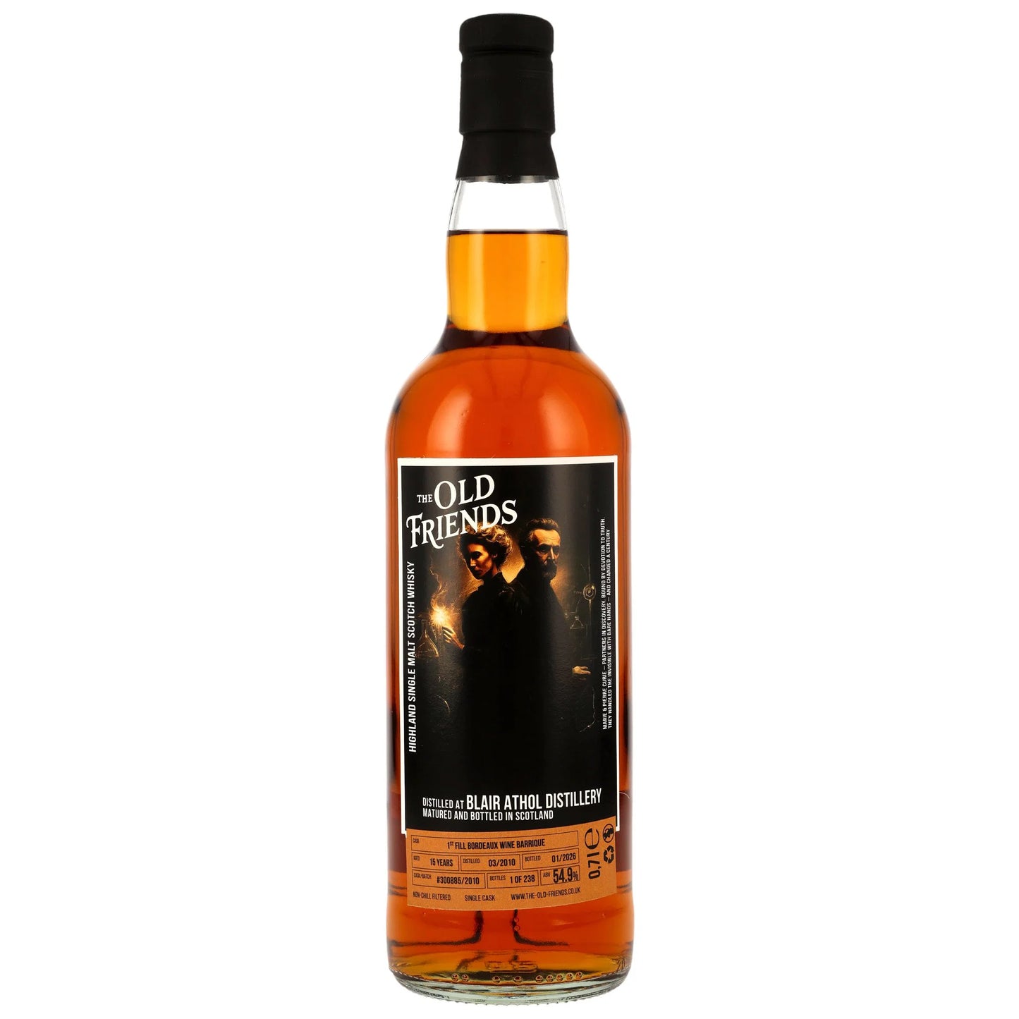 더 올드 프렌즈 블레어 아솔 15년 2010/2026 1st필 보르도 바리끄 #300885 54.90%vol. 700ml 관세 부가세 교육세 주세 전체 포함