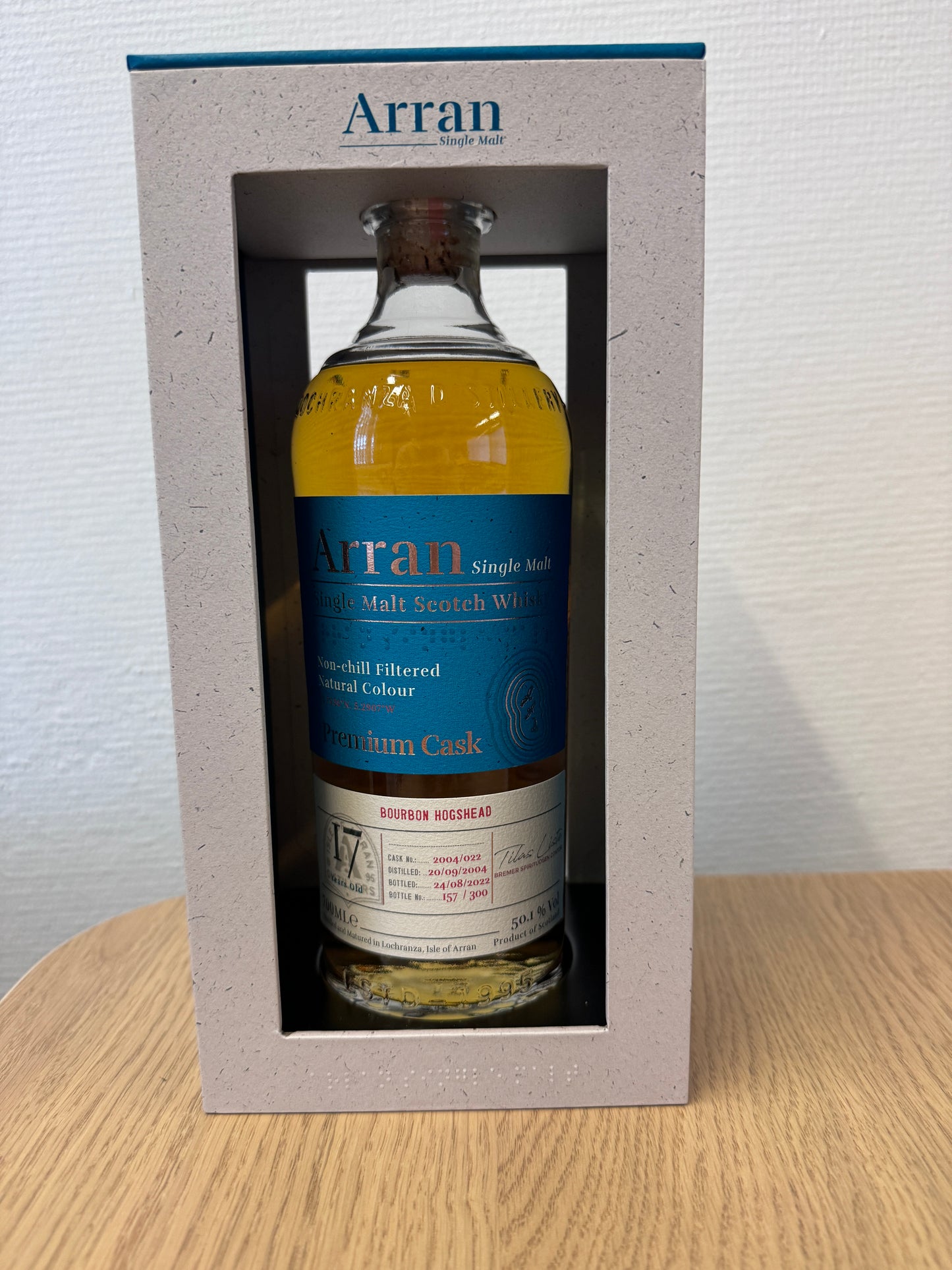 아란 17년 프리미엄 캐스크 BOURBON HOGSHEAD 700ml 관세 부가세 교육세 주세 전체 포함